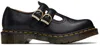 DR. MARTENS' BLACK 8065 SMOOTH LEATHER MARY JANE LOAFERS