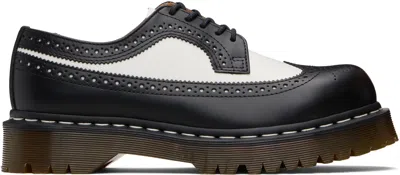 Dr. Martens 3989 Bex Smooth Leather Brogue Shoes In Black/white