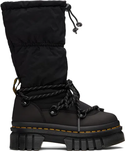 Dr. Martens' Black Audrick Padded Hi Platform Boots