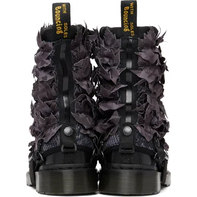 Dr. Martens Black Babylon 1460 Pascal Gaitor Ankle Boots In Purple