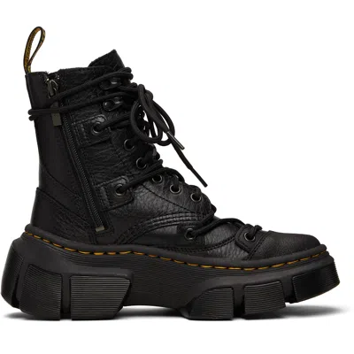 Dr. Martens Black Dmxl 8-eye Leather Boots