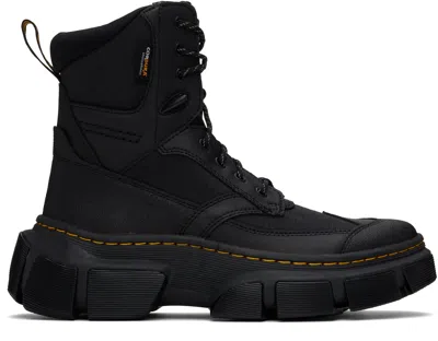 Dr. Martens' Black Dmxl Utility Boots In Black Orleans & Blac