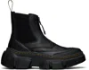 Dr. Martens' Black Dmxl Zip Chelsea Boots In Black Lunar