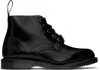 Dr. Martens' Black Emmeline Smooth Lace Up Boots In Black