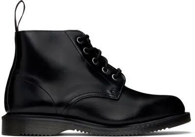 Dr. Martens' Black Emmeline Smooth Lace Up Boots