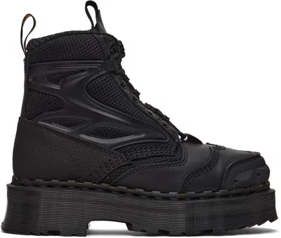 Dr. Martens' Black Exoshield Xx01 Steel Toe Leather Boots