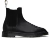 Dr. Martens' Black Graeme Analine Leather Chelsea Boots In Black Classic Analin