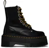 DR. MARTENS' BLACK JADON MAX PLATFORM BOOTS