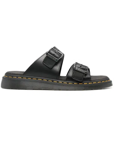 Dr. Martens' Black Josef Leather Sandals