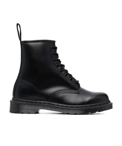 Dr. Martens 1460 Mono Smooth Leather Boots In Black