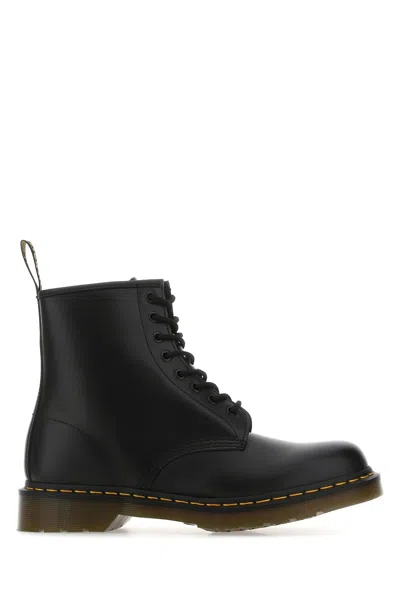 DR. MARTENS' BLACK LEATHER 1460 ANKLE BOOTS