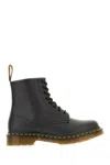 Dr. Martens' Black Leather 1460 Boots In Black