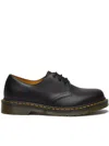 Dr. Martens Black Leather Oxfords And Derbies In Black