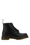 Dr. Martens Black Leather 1460 Ankle Boots In Black