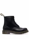 Dr. Martens Black Leather Lace-up Boots Dr Martens In Multi