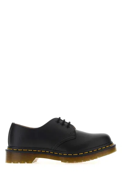 Dr. Martens' Black Leather Lace-up Shoes