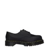 Dr. Martens 1461 Hairy Suede Black Shoe In Black