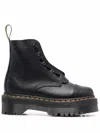 Dr. Martens Sinclair Zip-up Platform Boot In Black