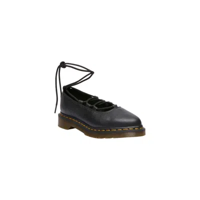 Dr. Martens Black Leather Platform Pumps