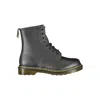 Dr. Martens Black Leather Unisex Ankle Women's Boot In Black