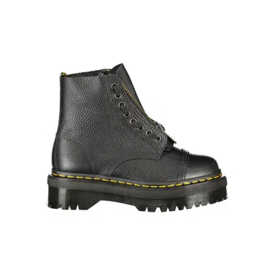 Dr. Martens Black Leather Unisex Ankle Women's Boot