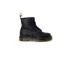 Dr. Martens' Leather Ankle Boots Contrast Stitching In Black