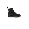 Dr. Martens' Leather Ankle Boots Contrast Stitching In Black