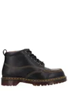 Dr. Martens Lowell Chukka Moc Toe Leather Ankle Boots In Black