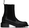 Dr. Martens' Maybole Chelsea Black Leather Chelsea Boots With Squared Toe - Maybole Chelsea Boots In Black Wanama