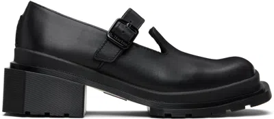 Dr. Martens' Black Maybole Square Toe Mary Jane Heels