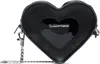 Dr. Martens' Black Mini Heart Shaped Kiev & Patent Leather Bag