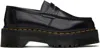Dr. Martens' Black Penton Ii Quad Loafers In Black Buttero