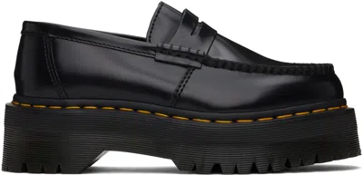 Dr. Martens' Black Penton Ii Quad Loafers In Black Buttero