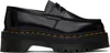 DR. MARTENS' BLACK PENTON II QUAD LOAFERS