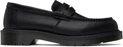 Dr. Martens' Black Penton Leather Loafers In Black Classic Calf