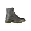 Dr. Martens Black Polyester Ankle In Gray