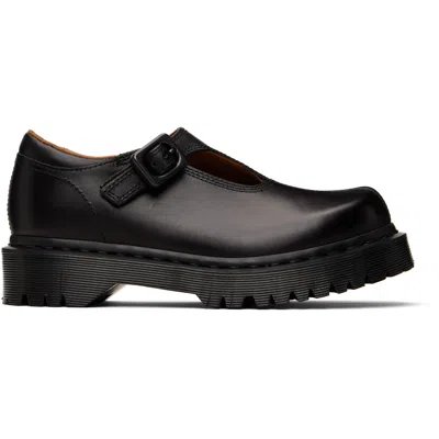 Dr. Martens Black Rejena Mary Jane Old Harness Leather Loafers