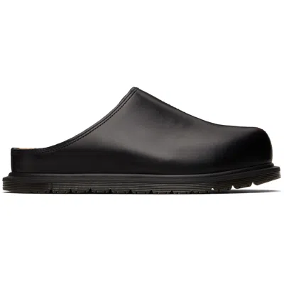 Dr. Martens Black San Leather Mule Loafers