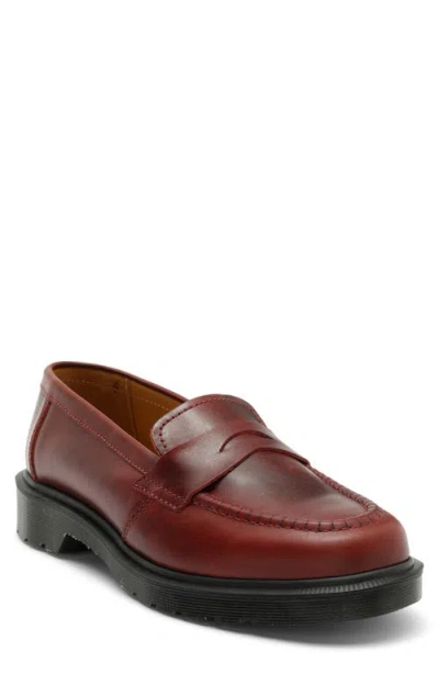 Dr. Martens Blakesley Penny Loafer In Burgundy