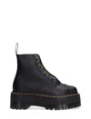 Dr. Martens Sinclair Max Pisa Leather Platform Boots In Black