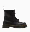 Dr. Martens' 1460 Lace-up Combat Boots In Smooth Leather In Black