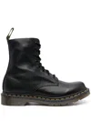 Dr. Martens 1490 Virginia Booties In Black
