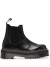 Dr. Martens Black Leather Ankle In Black