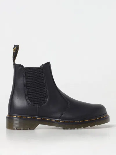 Dr. Martens' 2976 Combat Boots In Black Leather