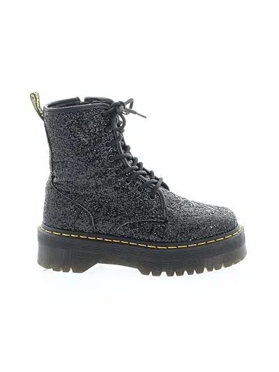 Pre-owned Dr. Martens Boots In Gray
