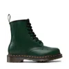 Dr. Martens' 1460 Combat Boots In Green Leather In Green