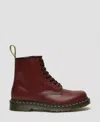 Dr. Martens 1460 Combat Boots In Burgundy