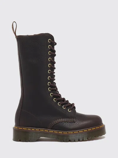 Dr. Martens Boots Woman Color Dark In Black