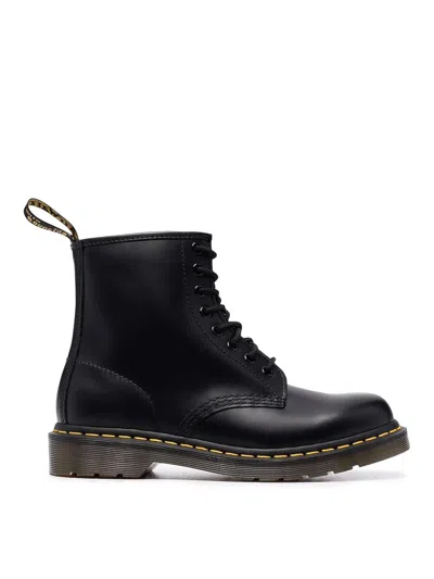 Dr. Martens 101 Smooth Combat Boots, In Black