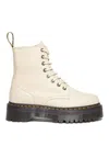 Dr. Martens Jadon Iii Boot Pisa Leather Platforms Boots In Beis